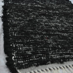 Yoga Mat, Fluffy Black, 77x29