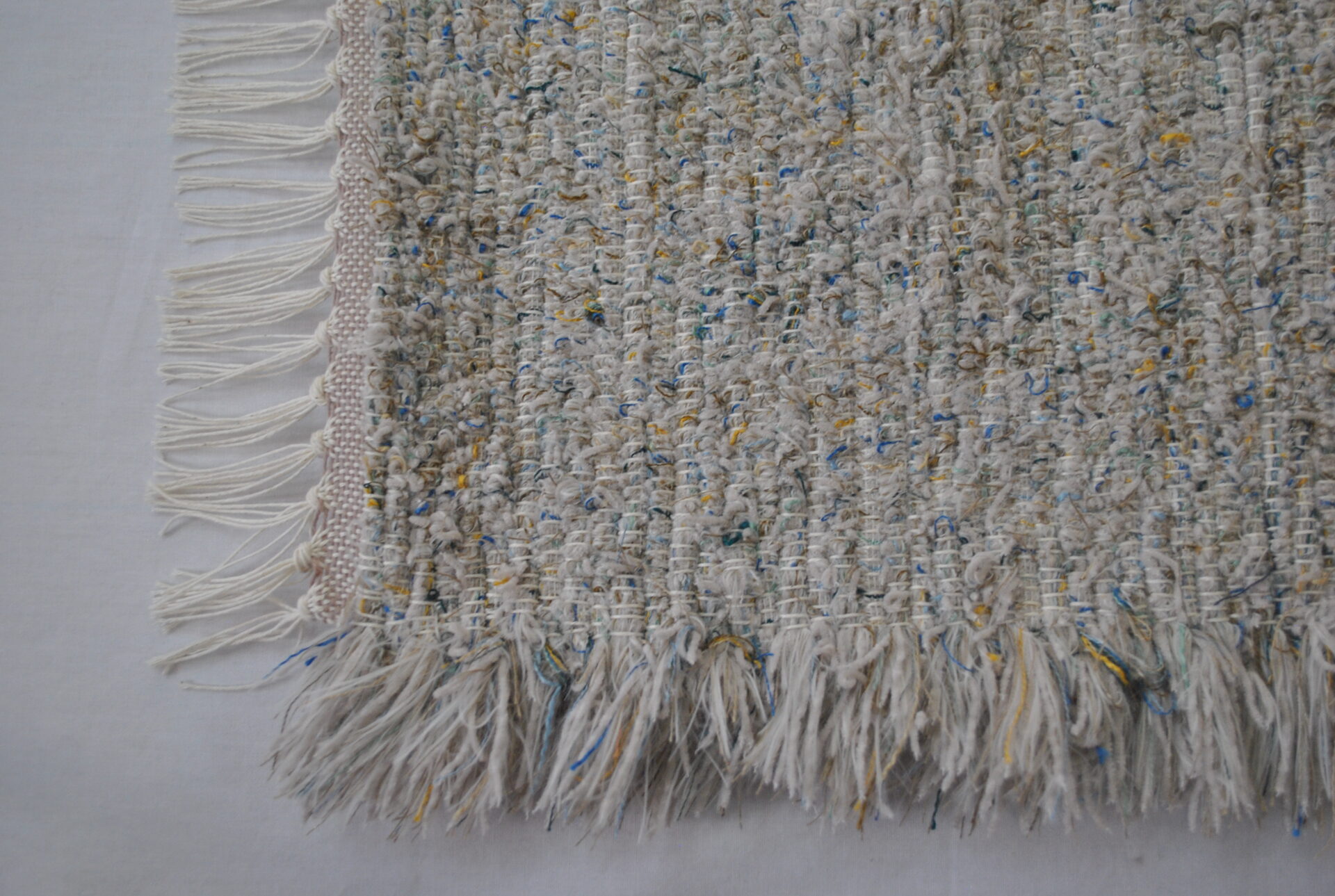 Fluffy Rug, Pale Colour Speckle, 31x20 - Image 2