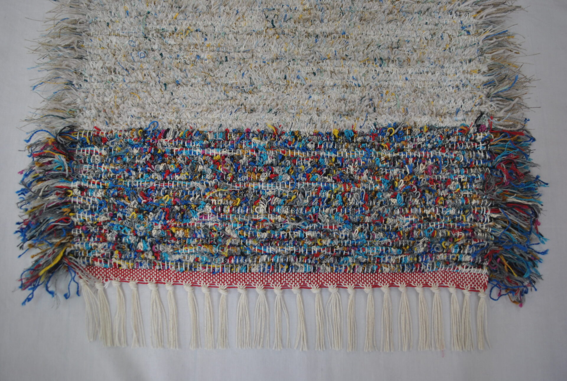 Fluffy Rug, Bright Colour Mash-up, 29x19 - Image 6