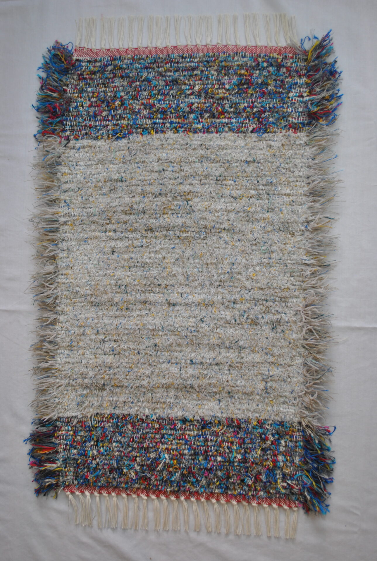 Fluffy Rug, Bright Colour Mash-up, 29x19 - Image 5