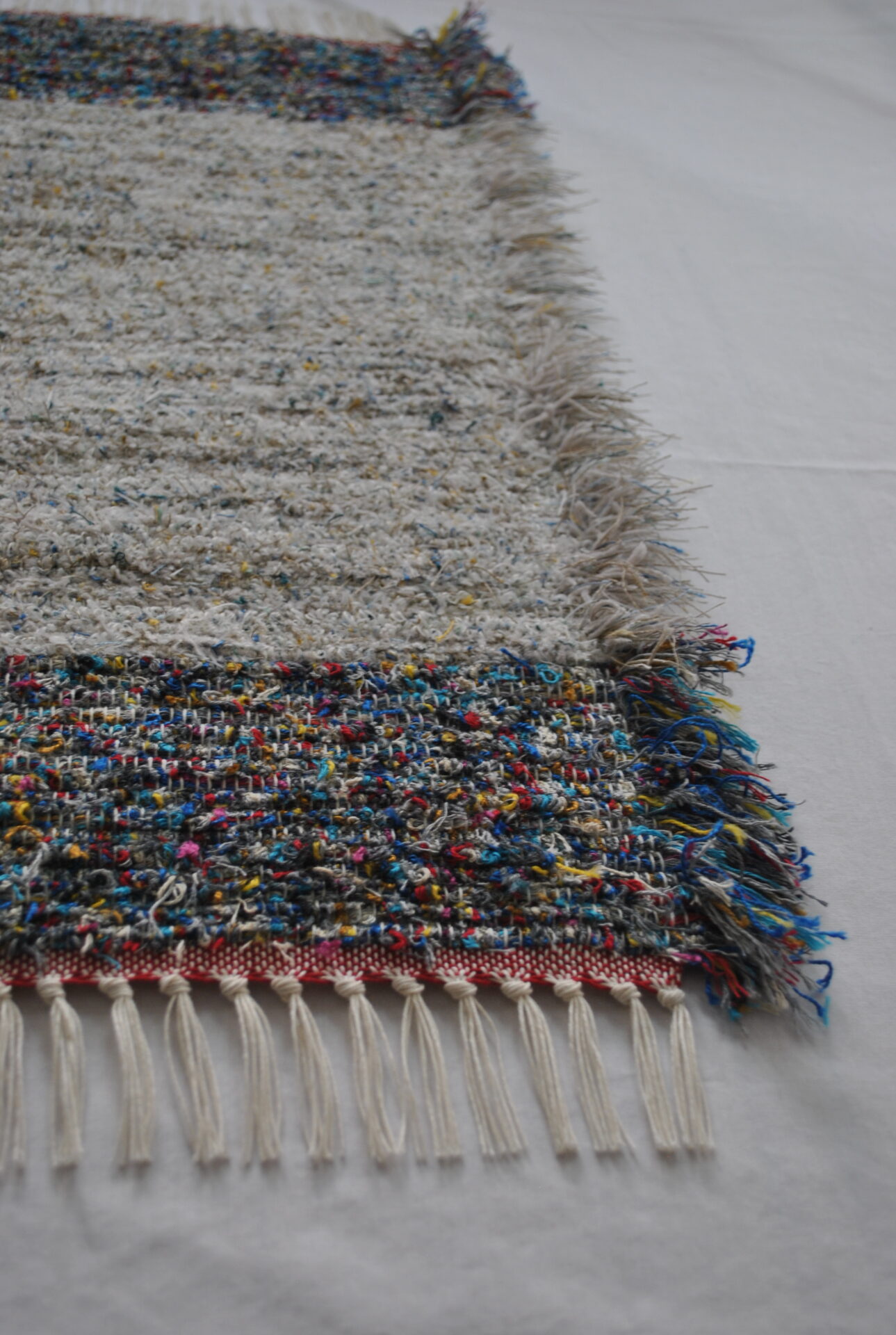 Fluffy Rug, Bright Colour Mash-up, 29x19 - Image 4