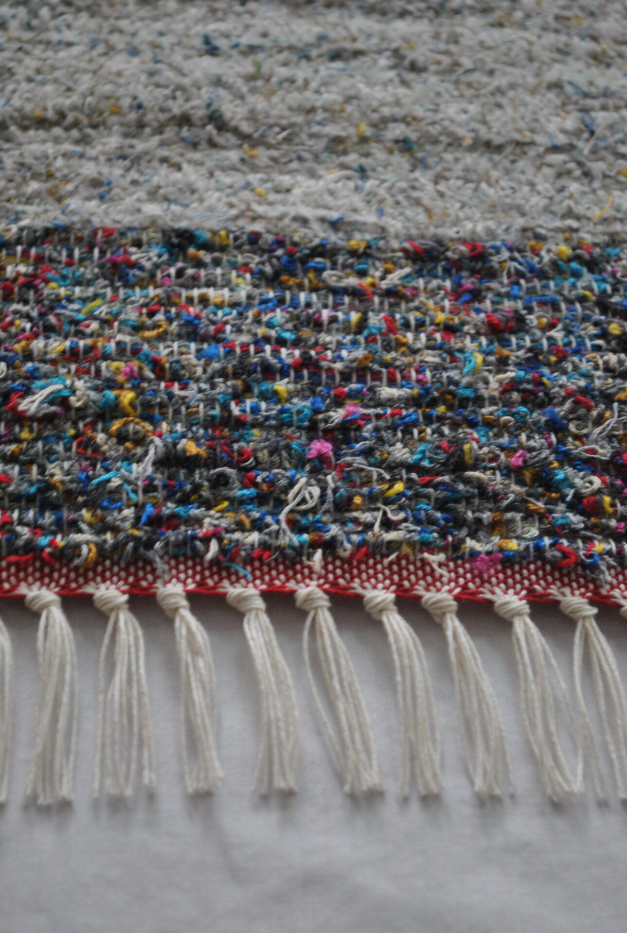 Fluffy Rug, Bright Colour Mash-up, 29x19 - Image 3