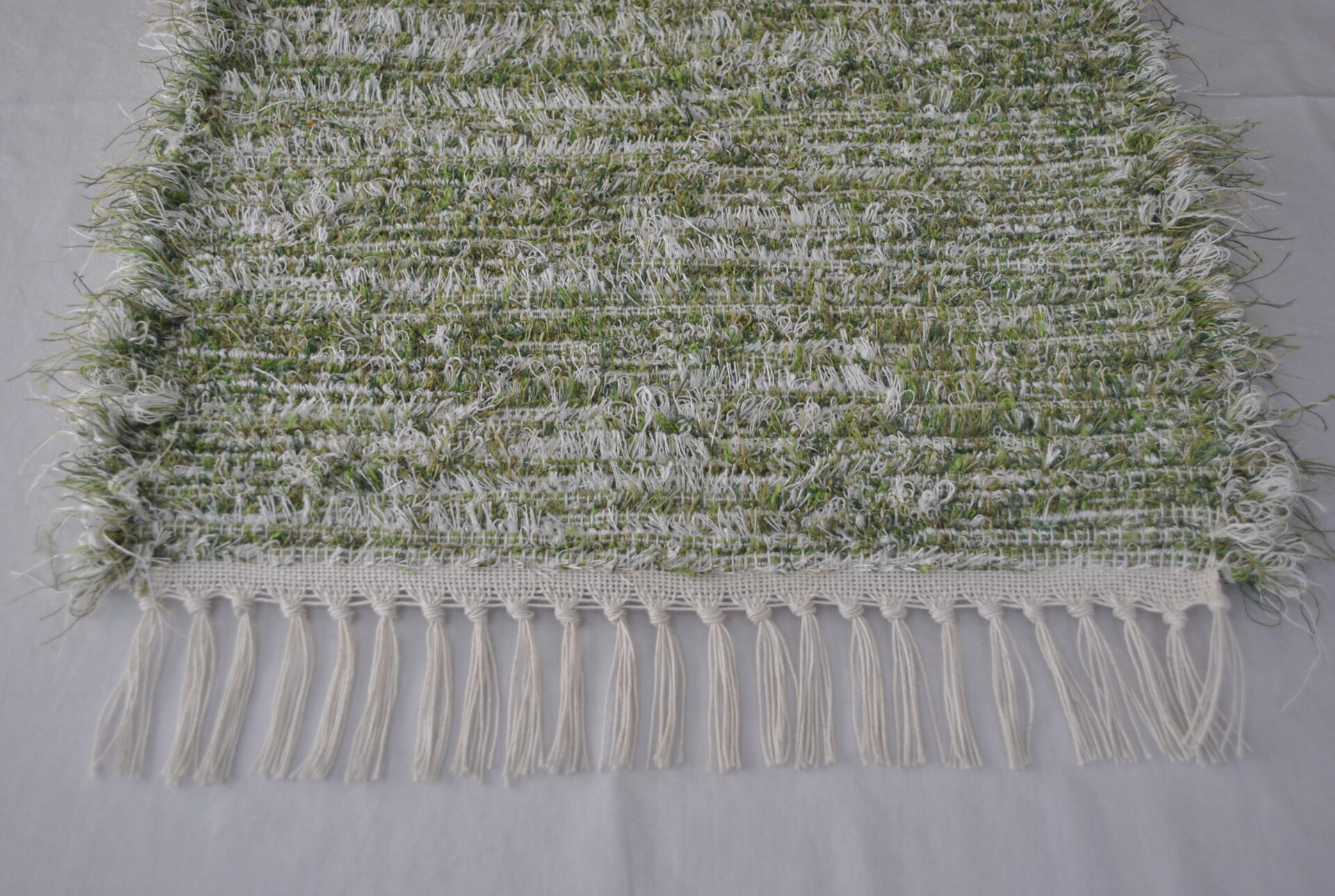 Fluffy Rug, Apple Green, 26x18 - Image 2