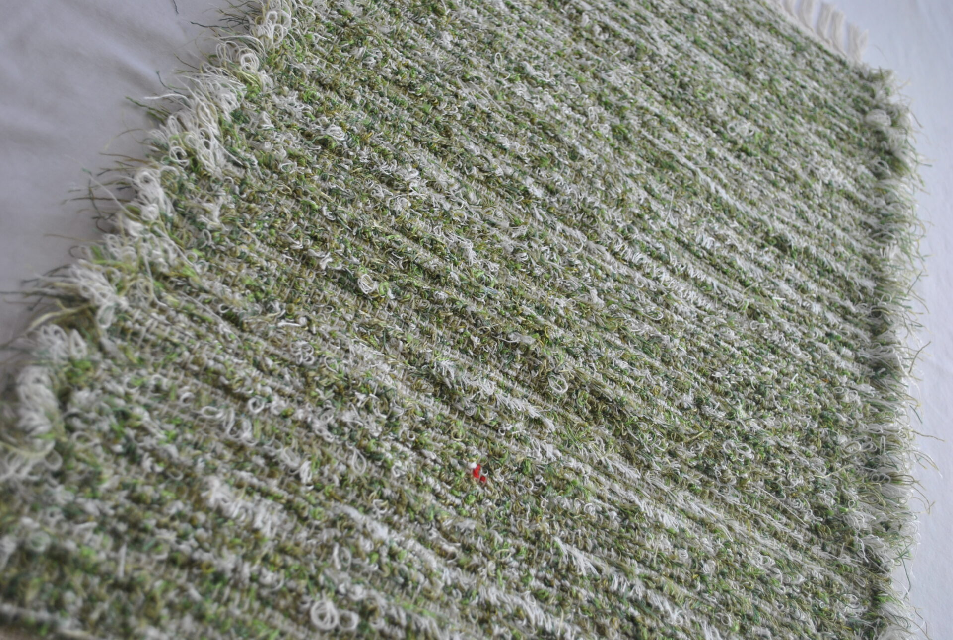 Fluffy Rug, Apple Green, 26x18 - Image 4