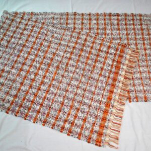 Cotton Rug, Creamsicle Dream, 105x31