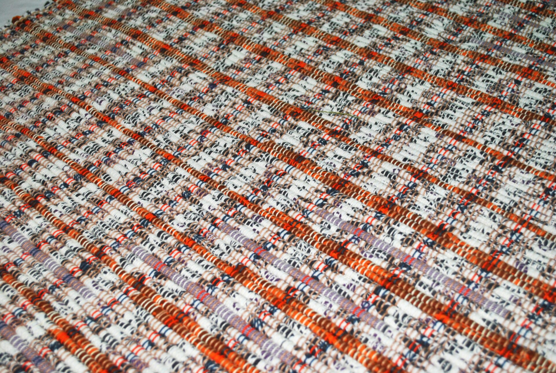 Cotton Rug, Creamsicle Dream, 105x31 - Image 5