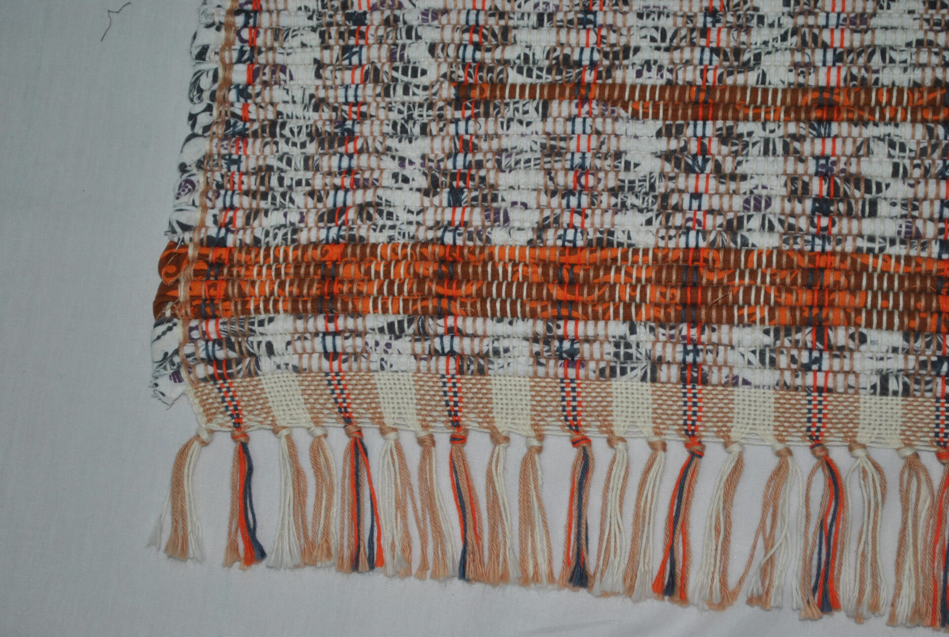 Cotton Rug, Creamsicle Dream, 105x31 - Image 3