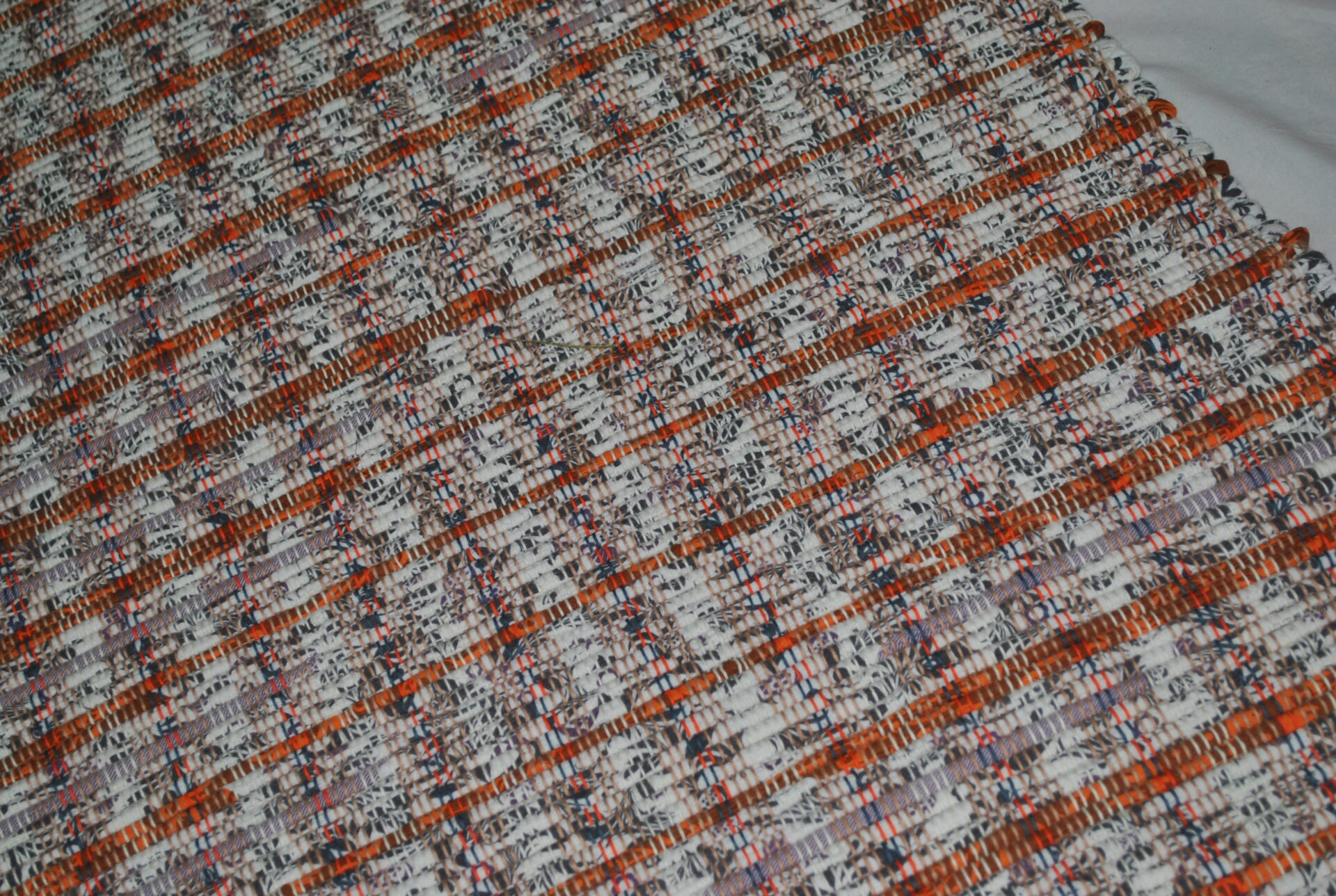 Cotton Rug, Creamsicle Dream, 105x31 - Image 6