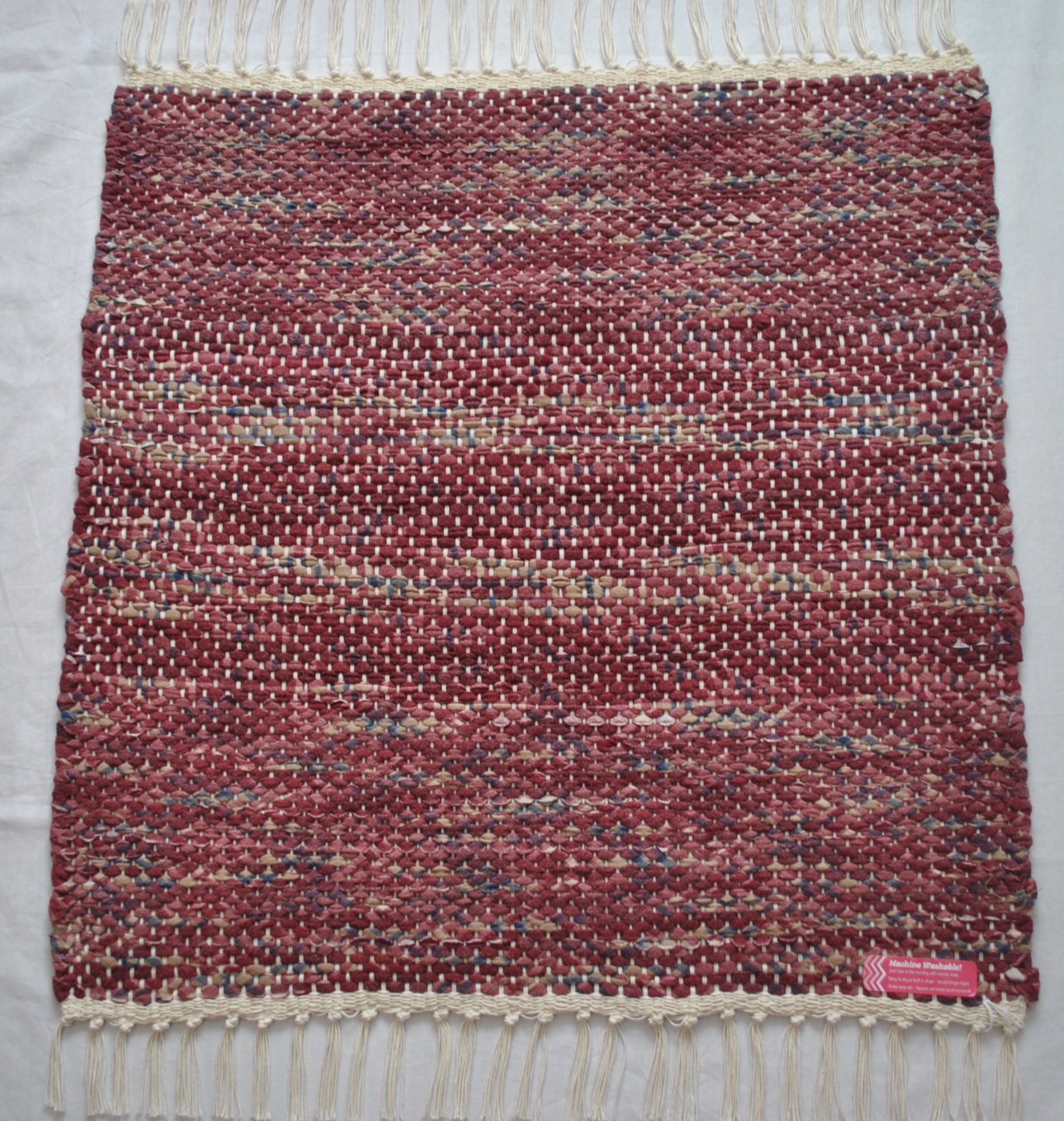Cotton Rug, Gentle Beauty, 26x25